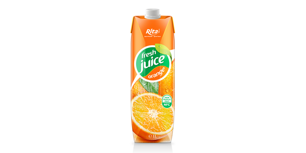 Box 1L fresh fruit orange from tropical fruit